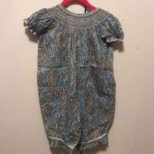 Everyday heirloom smocked long bubble